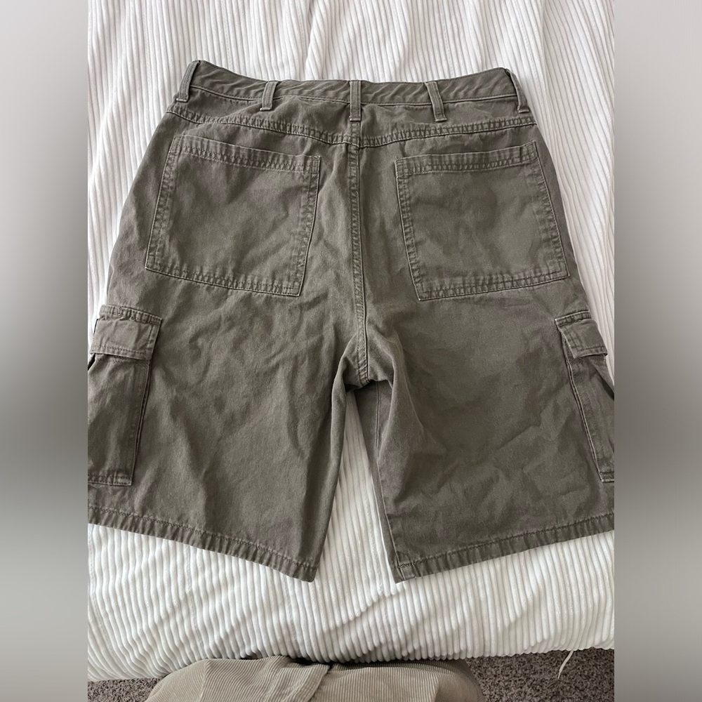 Brown cargo shorts